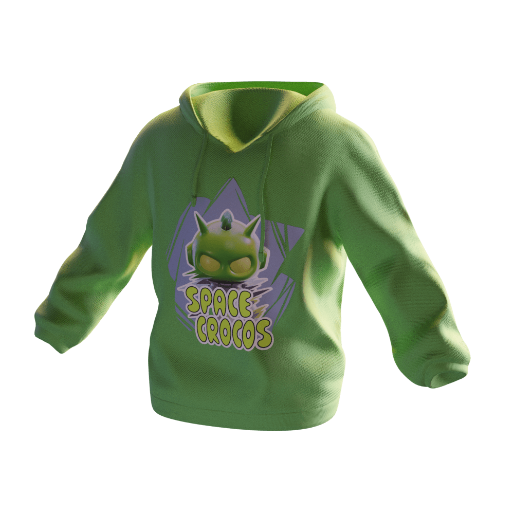 SPACE CROCOS Hoodie #101