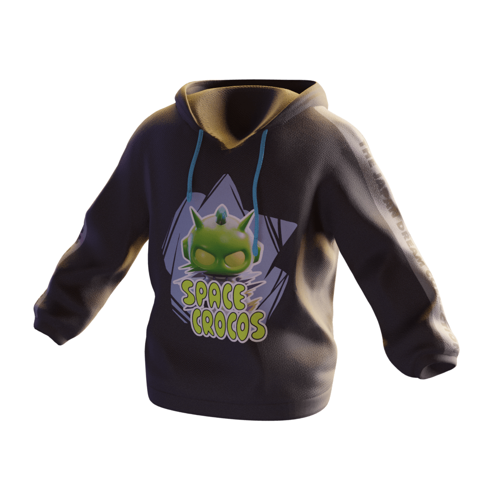 SPACE CROCOS Hoodie #252