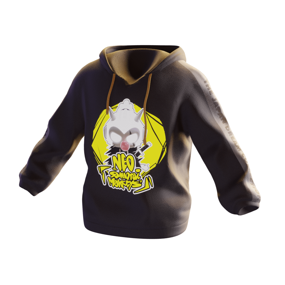 Neo Samurai Monkeys Hoodie #836