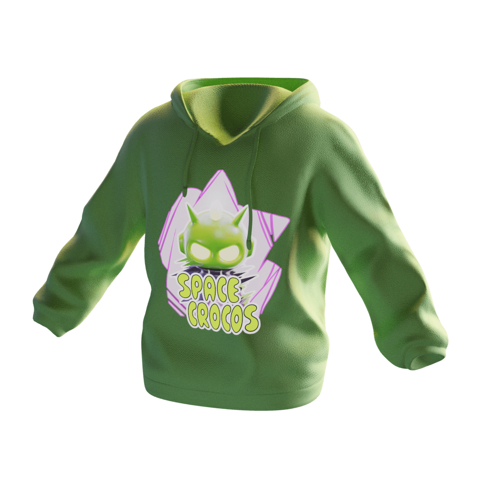 SPACE CROCOS Hoodie #1195